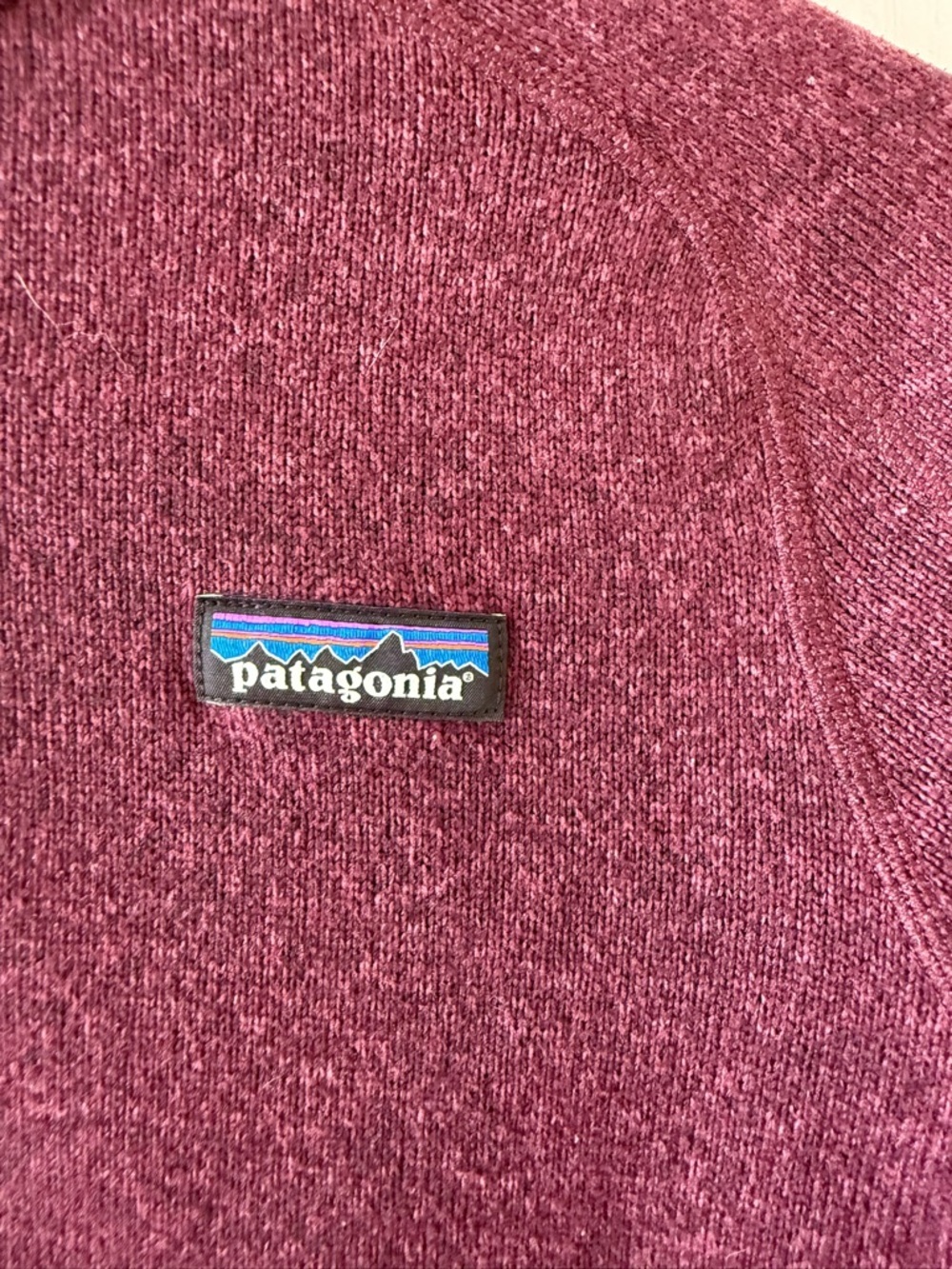 Patagonia Women's Half-Zip Pullover - Plum Heather - Picture 2 of 6